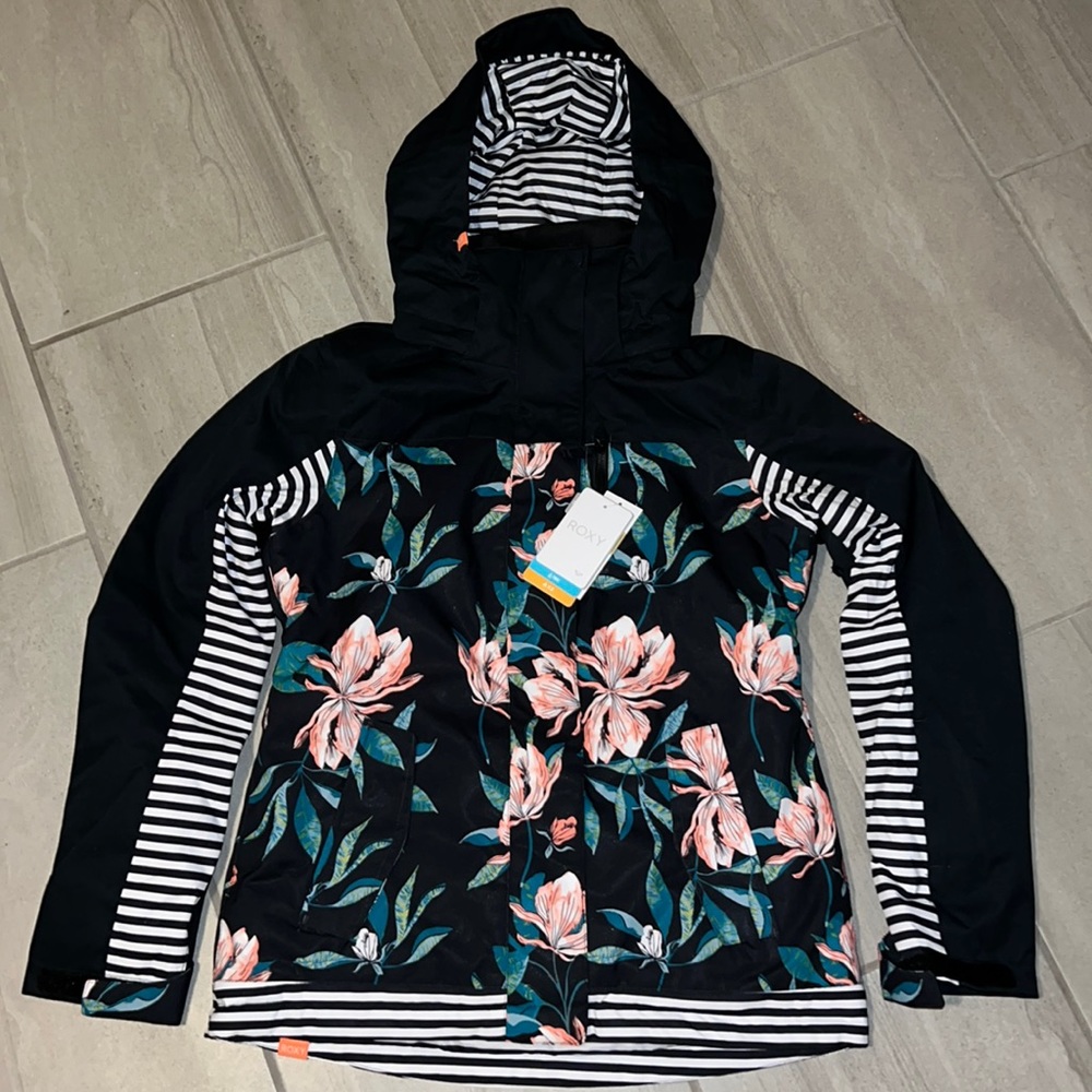 ❄️☃️ ROXY JETTY BLOCK SKI SNOW JACKET FOR WOMEN NEW WITH TAGS! ☃️❄️
